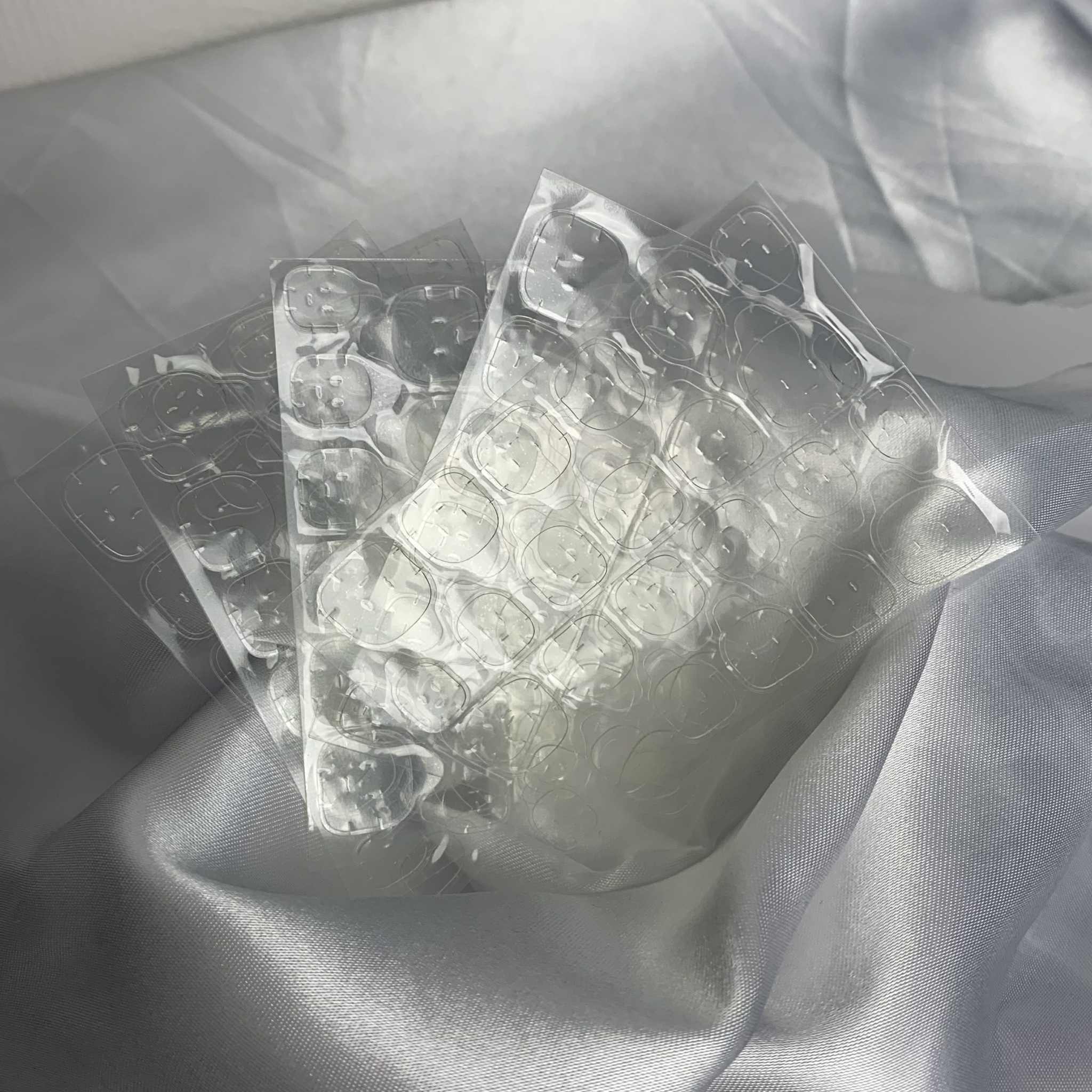 5 Feuilles de gels pads adhésifs